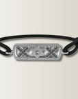 Amsterdamer David-Armband mit schwarzem Diamant