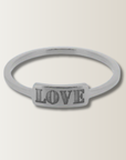 Love ring engraved