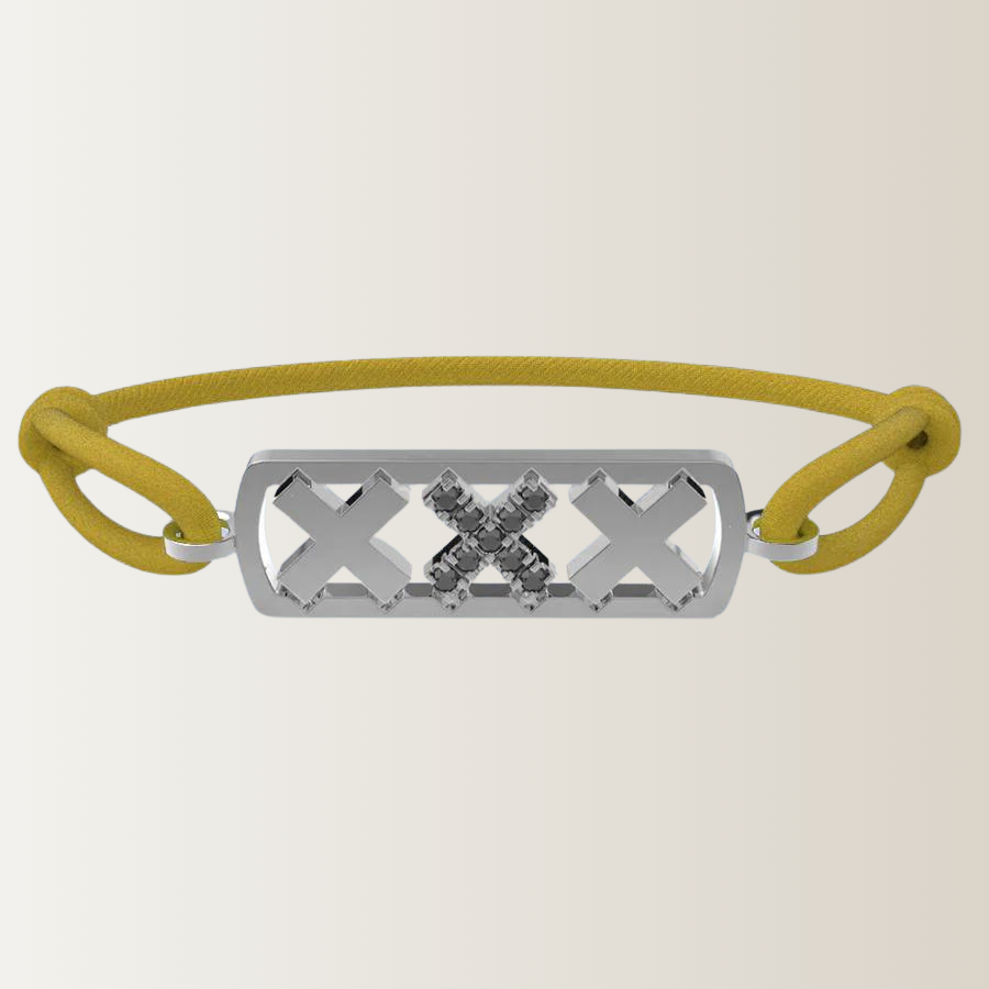 Amsterdam zwarte diamant armband