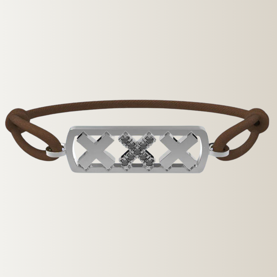 Amsterdam zwarte diamant armband