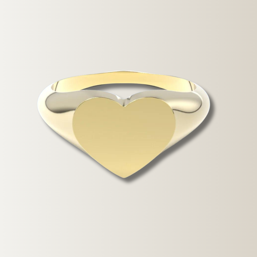 Love signet ring