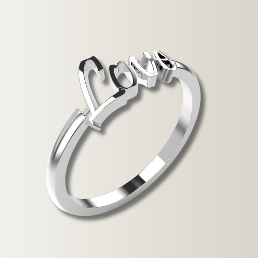 Love ring gracefully