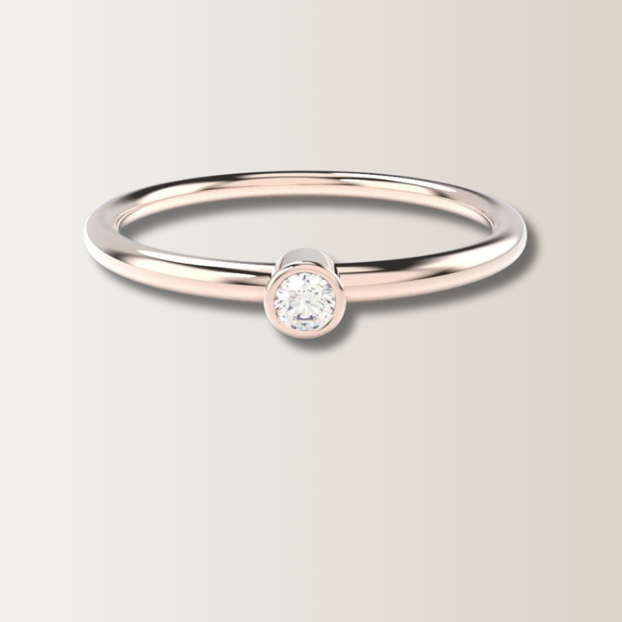 Solitaire Ring with Diamond