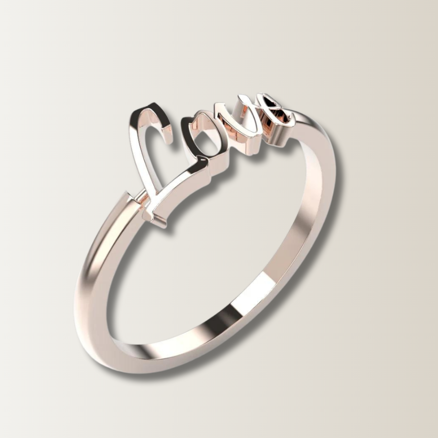 Love ring gracefully