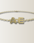 Letters armband met diamant