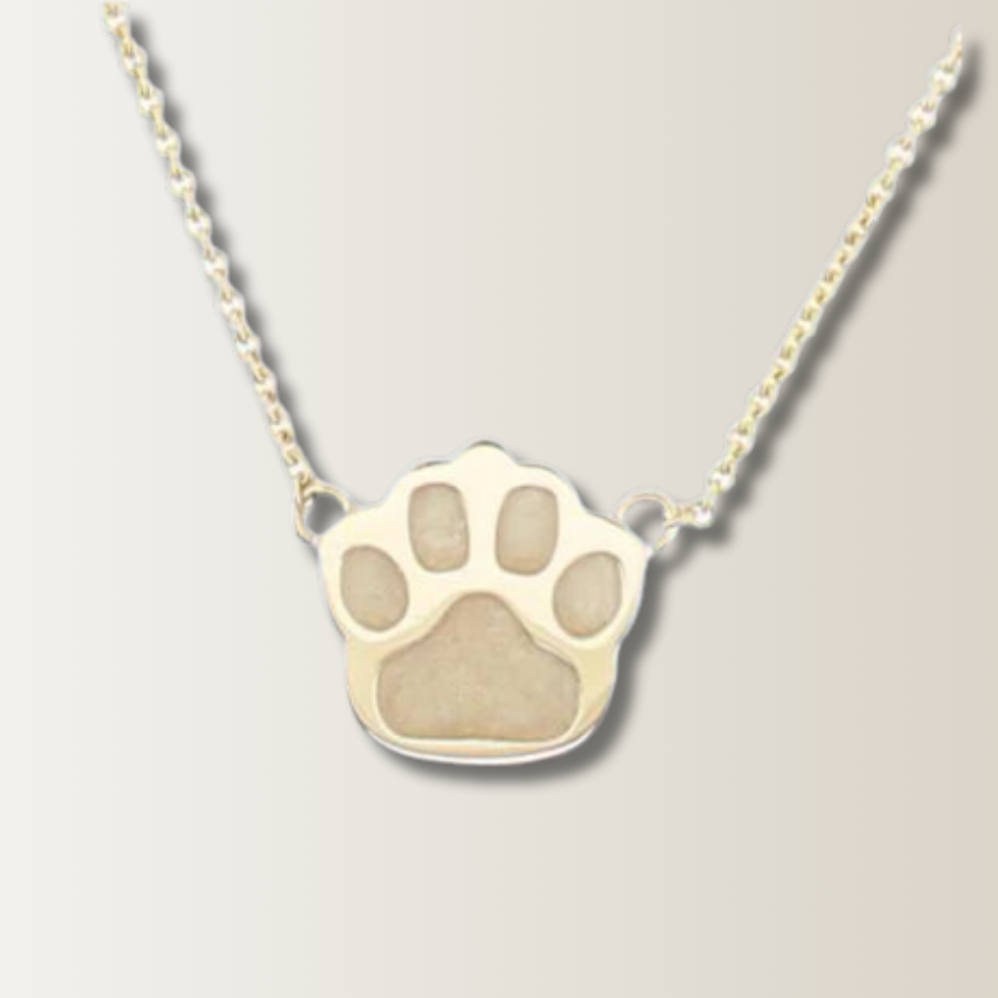 Doggie paw necklace