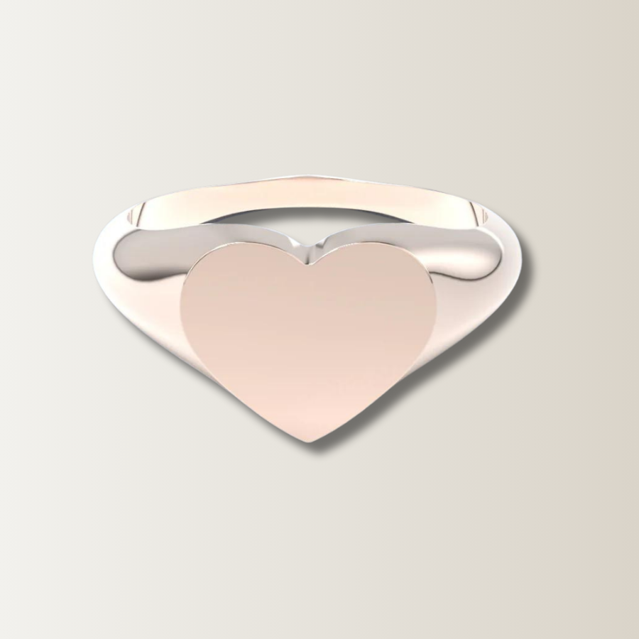 Love signet ring