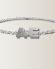 Letters armband met diamant