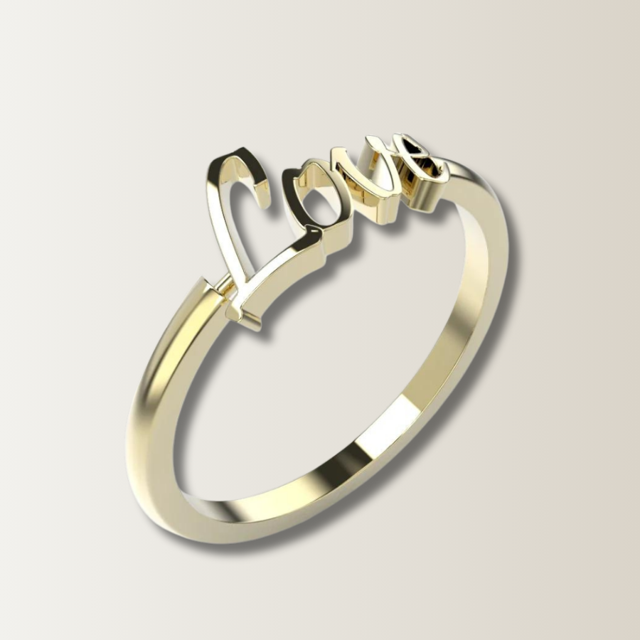 Love ring gracefully