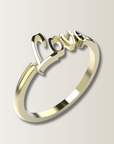 Love ring gracefully