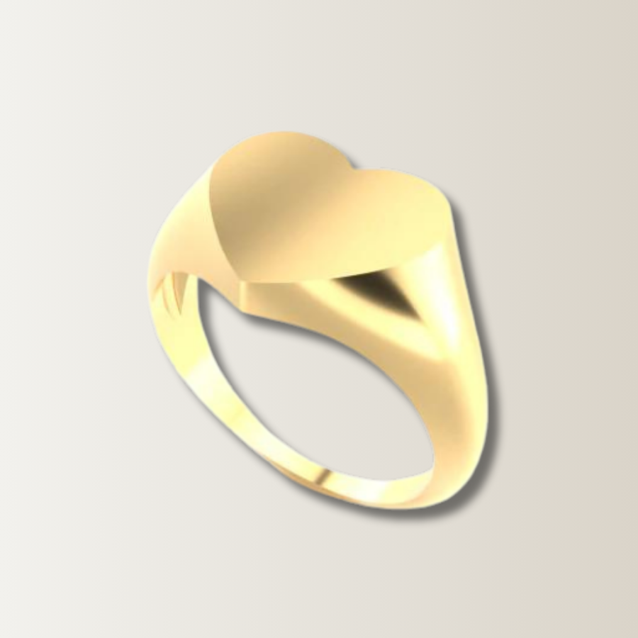 Love signet ring