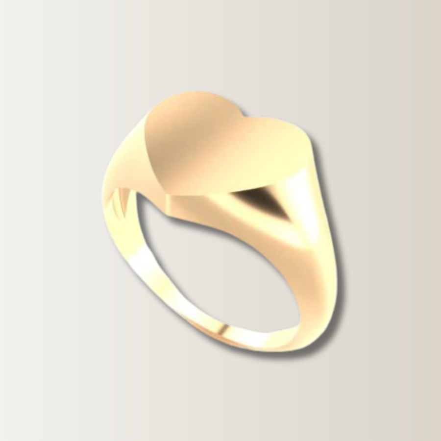 Love signet ring