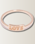 Love ring engraved