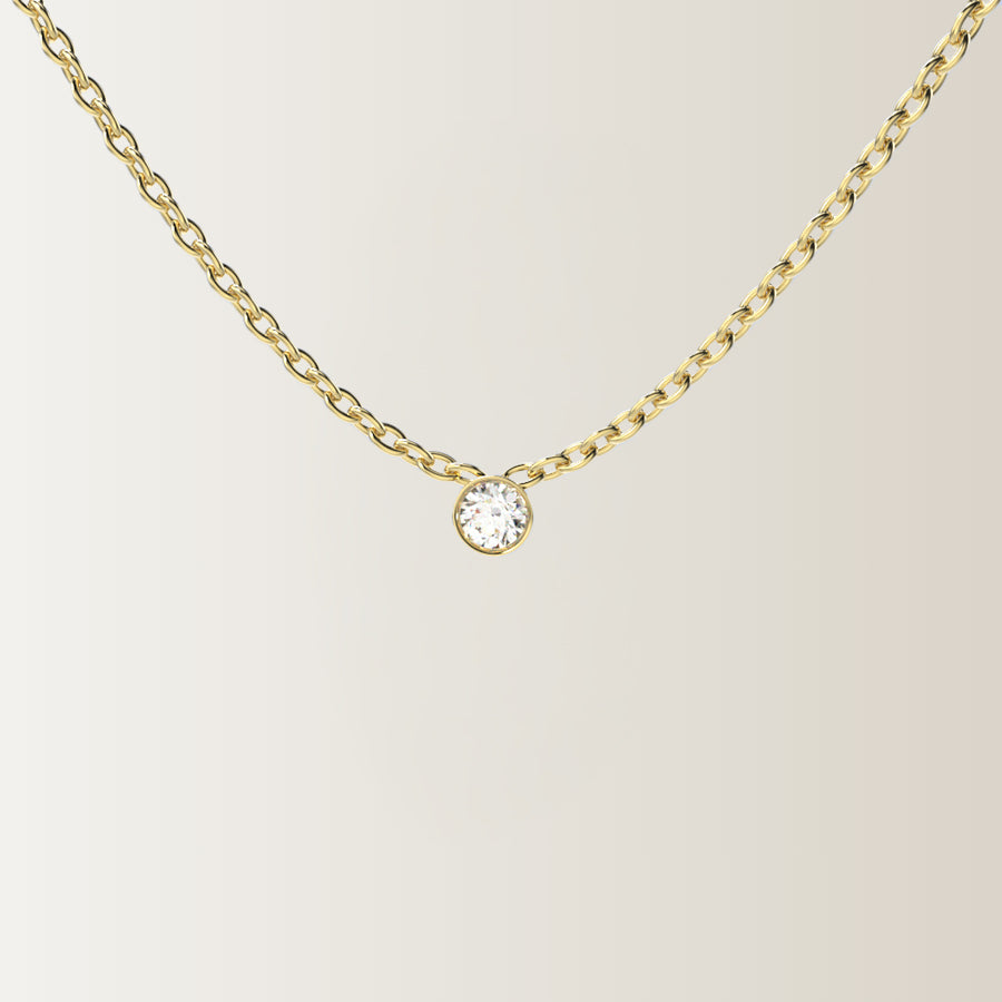 Necklace diamond small