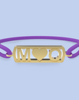 Initialenarmband mit Herz